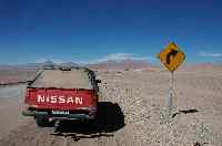 Unser Pick-Up in der Atacama