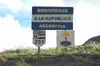 Chilenisch-argentinische Grenze am Paso Cardenal Samore