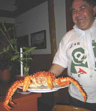 Hosteria Outsider, Puerto Varas, Restaurant, Kings Crab