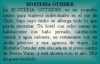 Haga clic para un paseo virtual por la hosteria